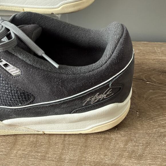 Nike Jordan Flight Court Shoes Mens Size 13 HF3255-002 Anthracite White Sail - Picture 6 of 11